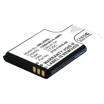 Batteria subtel® 361-00030-00, 010-01055-15, 010-02184-01, 010-11935-00 per navigatore GPS Garmin Glo / Glo 2 Affidabile ricambio 1200mAh compatibile al 100%