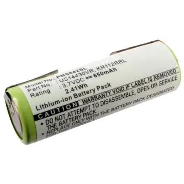 Bateria Philips KR112RRL, US14430VR 650mAh - KR112RRL, US14430VR, Batería recargable para Philips HS8020 / HS8060 / HS8070 / HS8420 / HS8420/23 / HS8440 / HS8460