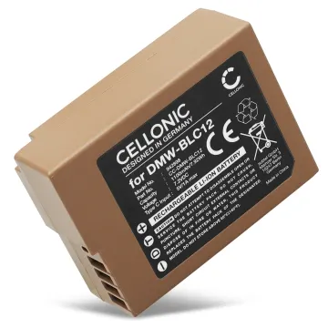 Batteria con Type-C input per Panasonic Lumix DMC-FZ1000 DMC-FZ300 DMC-FZ200 DMC-G70 DMC-G7 -G81 1100mAh da CELLONIC