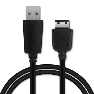 Cable USB para Samsung GT-S5230, GT-B2100, GT-E1200, GT-E1190, GT-E1150, SGH-F480 - PCBS10 Cable de Datos y Carga  para smartphones de 1m