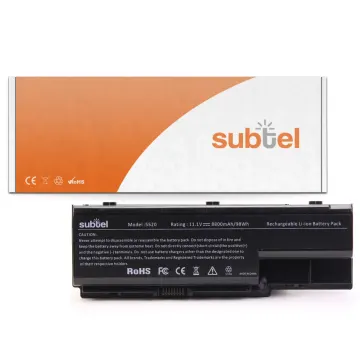 Batteria subtel® AS07B31 (10.8V)* per notebook Acer Aspire 5220 / 5230 / 5310 / 5315 / 5320 / 5330 / 5520 / 5530 / 5710 / 5715 Affidabile ricambio da 8800mAh Sostituzione ottimale per computer portatile laptop Acer