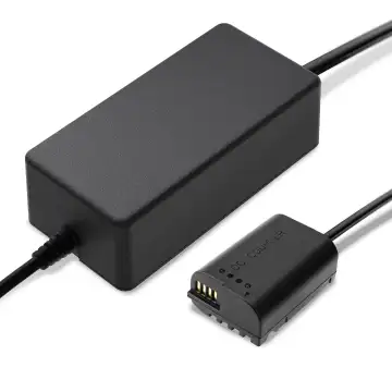 Chageur AC Panasonic Lumix DC-GH5 II DC-S5 G9 GH5 GH5S - Dummy Battery DMW-AC8 + DMW-DCC17 avec Câble de ca 3m de subtel