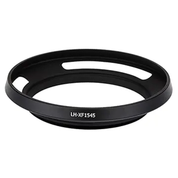 CELLONIC® Paraluce per LH-XF1545 con filettatura a vite - Fuji Fujinon XC 15-45mm F3.5-5.6 OIS PZ lens hood in Metallo protezione della lente contro urti e graffi