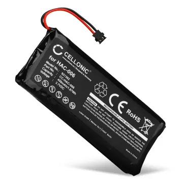 Batería Nintendo HAC-006 450mAh 3.7V - Batería Li Ion de gran capacidad para Joy-Con Nintendo Switch L / R - Gamepad battery, Batería de repuesto