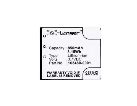 Honeywell 163480-0001 Battery for Honeywell Voyager 1602G MDE Barcode Scanner Battery Replacement - 850mAh 3.7V Li Ion