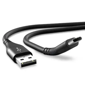 Cable USB para Lenovo ZUK Edge / ZUK Z1, Z2, Pro / Phab 2 (USB A 2.0 -> USB Type C) - Cable de Carga y Datos 1m 3A negro gris Nylon