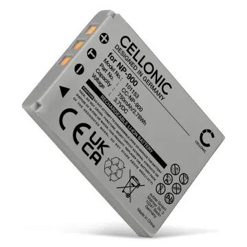 Batteria per Praktica DCZ 8.3 / DCZ 10.4 / Luxmedia 12-XS / Luxmedia 7103 / Luxmedia 8203 / Luxmedia 8213 750mAh , marca CELLONIC, ricambi di lunga durata per macchine fotografiche e videocamere