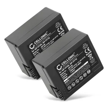 2x Akku kameraan Sony CCD-TRV608, CCD-TRV328, NP-FF50, NP-FF71, NP-FF51, NP-FF70 - NP-FF50 NP-FF51 NP-FF70 (1400mAh, 7.4V) tuotemerkiltä CELLONIC