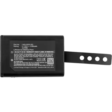 Bateria 1400-900018G 1100mAh - , Batería larga duración para lector de código de barras Unitech RD650 SRD650