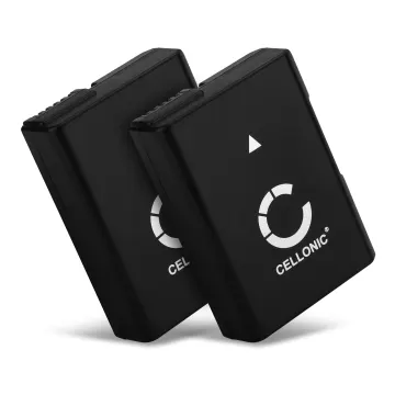 2x Battery for Nikon D3300 D5200 D5600 D3500 D5300 D3100 D3200 D5100 D3400 EN-EL14 EN-EL14a 1050mAh from CELLONIC