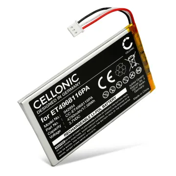 Batería para Voice Caddie Swing Caddie SC300 / SC300 Monitor portatile per il lancio del golf - 4750mAh 3.7V de CELLONIC