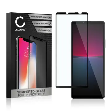 Screen Protector for Sony Xperia 10 IV Phone Screen Cover - 3D Case-friendly 0,33mm Full Glue 9H Tempered Glass Smartphone Display Screen Guard Black