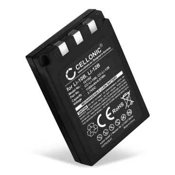 Bateria Sanyo DB-L10 1100mAh - DB-L10, Batería recargable para camaras Sanyo Xact DSC-J1 DSC-AZ3 DSC-J2 DSC-MZ3 VPC-AZ3 VPC-J1 VPC-J2 Xacti VPC-MZ3