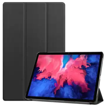 Cover protezione per tablet Lenovo Tab P11 (TB-J606F) Socca piegabile con funzione di supporto e bumper in Similpelle nero case a libro, scocca etui custodia astuccio