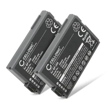 2x BP-208 BP-208DG accu voor Canon DC20 DC100 DC10 DC40 DC95 DC19 DC21, Elura, MVX, Optura - 700mAh BP 208 vervangende accu voor camera