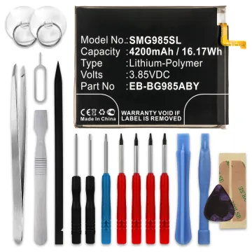 CELLONIC® Phone Battery Replacement for Samsung Galaxy S20 Plus (SM-G986) + 17-Tool Phone Repair Kit - EB-BG985ABY 4200mAh