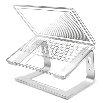CELLONIC Universal Laptop Stand - Adjustable Aluminium Lightweight Ergonomic Cooling Computer Riser Tray - Fits All Laptop & Notebook Types