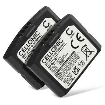 2x Batteria di ricambio per apparecchi auricolari Sennheiser RS 4200 RR 4200 RR 840 RI 410 IS 410 HDI 830, Sennheiser Set 840 TV Set 840-S Set 900 Set 830 BA300,BA 300 150mAh affidabile, compatibile al 100% con ba300