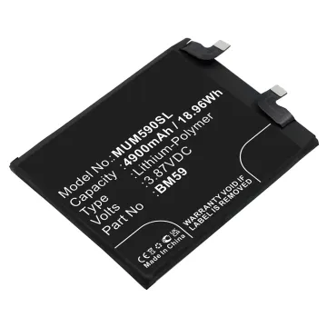 BM59 Battery for Xiaomi 11T 5G Smartphone / Phone Battery Replacement - 4900mAh