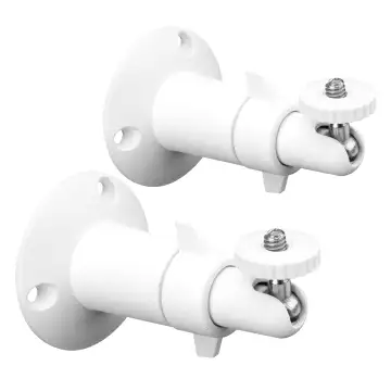 2x Ssoporte para cámara de seguridad exterior o sensores de movimiento - Soporte con rosca de 1/4" para cámaras de videovigilancia Arlo Pro 4, Pro 3, Pro 2, Pro / Ultra 2, Ultra, Ultra 4k / Go / Essential / Light, Security camera mount for indoor outdoor