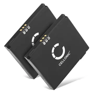 2x Bateria Becker 338937010208 900mAh - , Batería larga duración para GPS Becker Map Pilot / HJS 100