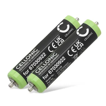 2x Bateria Braun 67030922 700mAh - , Batería recargable para Braun Series 3 310s, 301s, 300s / Series 190s-1, 190 / LS5560, LS5360 / MG5090, MG5050