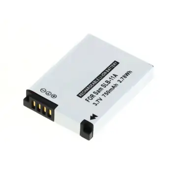 EA-SLB11A, SLB11A, SLB-11A accu voor Samsung WB100 WB5000 WB550 WB600 WB2000 EX1 PL50 PL55 PL65 L200 L100 ES60 ES55 ST1000 - 750mAh SLB-11A vervangende accu voor camera