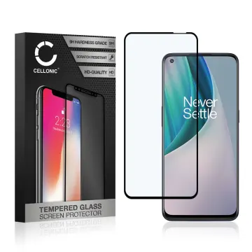 Vetro temperato CELLONIC® per OnePlus Nord N10 5G, screen protector (3D Full Cover 9H 0,33mm Full Glue) nero Pellicola salva schermo per telefono cellulare smartphone