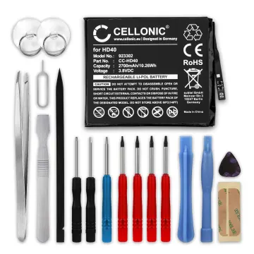 Batteria CELLONIC® HD40,SNN5987A per Motorola Moto Z2 Force Ricambio da 2700mAh + Set di strumento Sostituzione facile con utensili adatti e duraturi