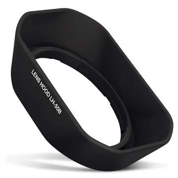 LH-55b Camera Lens Hood for Olympus M.Zuiko Digital ED 9-18mm 1:4,0-5,6 - Plastic Bayonet Square Lens Shade from CELLONIC