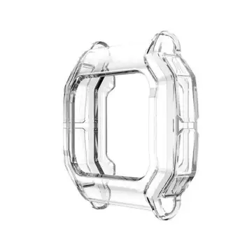 Protezione subtel in TPU per Amazfit Neo custodia assorbi-urti per smartwatch, nero, cover protettiva di bordi, ghiera, lunette e anse