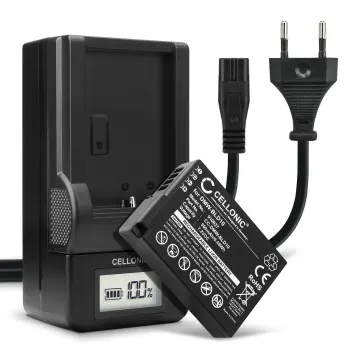 2x DMW-BLD10 Camera Battery + Charger Set for Panasonic Lumix DMC-GX1 Lumix DMC-G3 Lumix DMC-GF2 Lumix DMC-ZS7 Lumix DMC-TS2 900mAh Replacement Battery DMW-BLD10 LCD Smart Charger