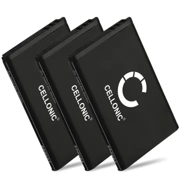 3x Batteria CELLONIC® A051,10000058 per telefono Telekom Sinus 806, Snom M65, Telefunken FHD 170/5 Ricambio affidabile da 1200mAh per il tuo fisso/cordless