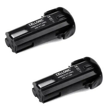 2x Battery for Hitachi DB3DL2, DB 3DL2, NT 50GS, NT65GB, NT65GS, NT65GA Cordless Tools - 1.5Ah 3.6V Li Ion EBM315, 326263, 326299 Battery Replacement