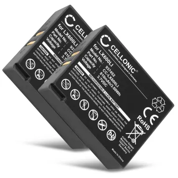 2x Bateria Eartec LX600LI 810mAh - LX600LI, Batería larga duración para auriculares Eartec UltraLITE, HUB