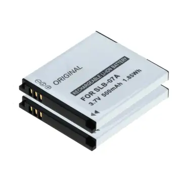 2x Batteria SLB-07A SLB-07B AD43-00193A per fotocamera Samsung PL150 PL151 ST45 ST50 ST500 ST510 ST550 ST560 ST600 TL100 TL205 TL210 TL220 Affidabile ricambio da 500mAh, marca subtel®