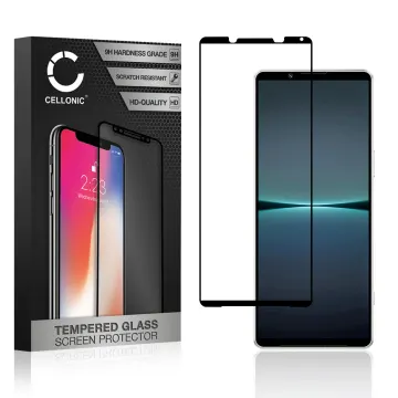 Vetro temperato CELLONIC® per Sony Xperia 1 IV, screen protector (3D Case-friendly 9H 0,33mm Full Glue) nero Pellicola salva schermo per telefono cellulare smartphone