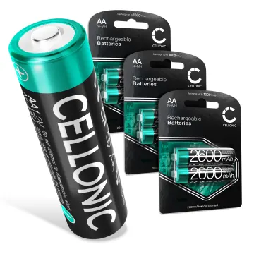 6x Batteria sostitutiva AA per Retevis RT45, Retevis RT628 Affidabile pila CELLONIC da 2600mAh walkie talkie ricetrasmittente radio telefono satellitare