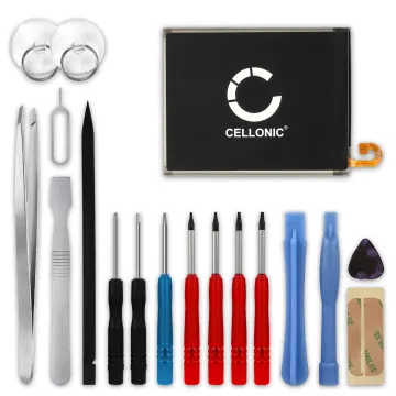 CELLONIC® Phone Battery Replacement for Samsung Galaxy A10 (SM-A105) / Galaxy A7 (2018) (SM-A750) / Galaxy M10 (SM-M105) + 17-Tool Phone Repair Kit - EB-BA750ABU, GH82-18027A 3200mAh