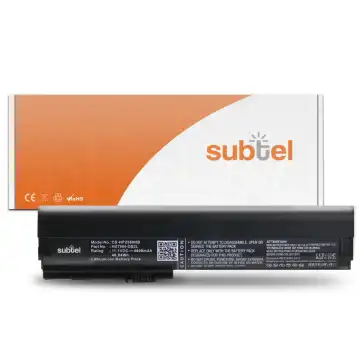 Batería HP para ordenador portátil HP EliteBook 2560p, 2570p, QK644AA, SX06, SX06XL, SX09 4400mAh 10.8V - 11.1V  de subtel