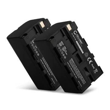 2x Bateria Sony NP-F750 NP-F570 NP-F960 NP-F970 NP-F330 4400mAh - , Batería recargable para camaras Sony HXR-MC2500 HXR-NX100 NX5 HDR-FX1 FX7 FX1000 DSR-PD150 PD170 NEX-FS700r HVR-Z1