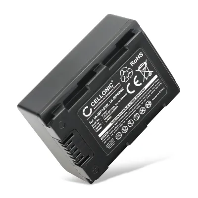 IA-BP105R IA-BP210E IA-BP420E accu voor Samsung HMX-F90 F80 F900 F800 HMX-H200 H400 H300 SMX-F40 F44 F70 F50 F54 F53 F500 F700 HMX-S10 - 1800mAh vervangende accu voor camera