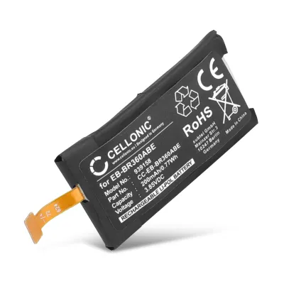 EB-BR360ABE Battery for Samsung Gear Fit 2 (SM-R360) Sport Fitness Tracker Smartwatch Battery Replacement - 200mAh 3.85V Lithium Polymer