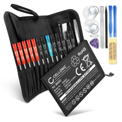 Batteria CELLONIC BN5C per telefono Xiaomi Poco M4 Pro 5G Ricambio affidabile da 4900mAh + Set di strumenti 23pz per il tuo cellulare smartphone