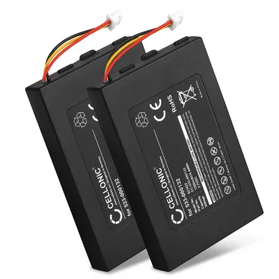 2x 533-000132 Batteria di ricambio per Logitech G533, Logitech G933 1200mAh , pila sostitutiva per cuffie, apparecchi, headset, auricolari