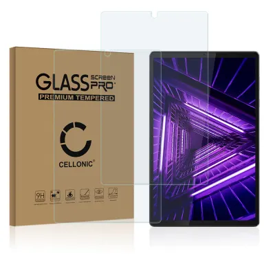 2x Screenprotector compatibel met Lenovo Tab M10 FHD Plus TB-X606F tablet beeldscherm (2.5D, 9H, 0,33mm, Full Glue)