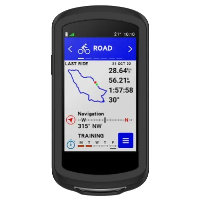 subtel® beschermhoes compatibel met Garmin Edge 1040 / Edge 1040 Solar siliconen protectie - Navigatie tas Siliconen fiets GPS cover - bumpercase regenhuls