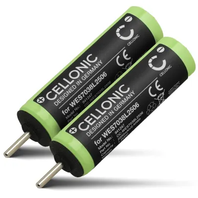 2x WES7038L2506 Battery for Panasonic ES-RT30 ES-RT40 ES-SA40 ES2207P ES3042 2000mAh Battery Replacement