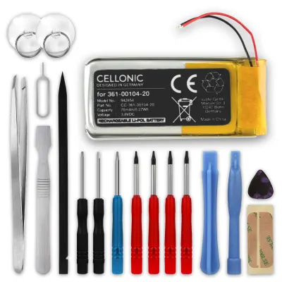 Battery for Garmin Forerunner 45, Swim 2 70mAh + Tool-kit 17pcs from CELLONIC