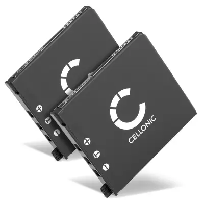 2x NP-60 Battery for Casio Exilim EX-S10, -S12, EX-Z80, -Z85, EX-Z90, EX-FS10, EX-Z19, EX-Z20 720mAh Camera Battery Replacement NP-60